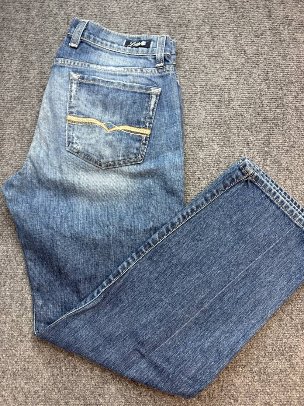 Vintage Y2K Lucky Brand by Gene Montesano Crop Women’s 4/27 Distressed Jeans